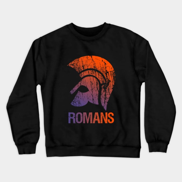 Romans, Roman helmet Crewneck Sweatshirt by cypryanus